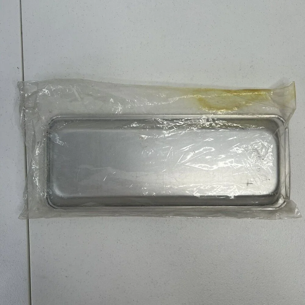 Vintage Ice Cube Tray Aluminum Metal W/ Plastic Cube Divider USA NEW‎
